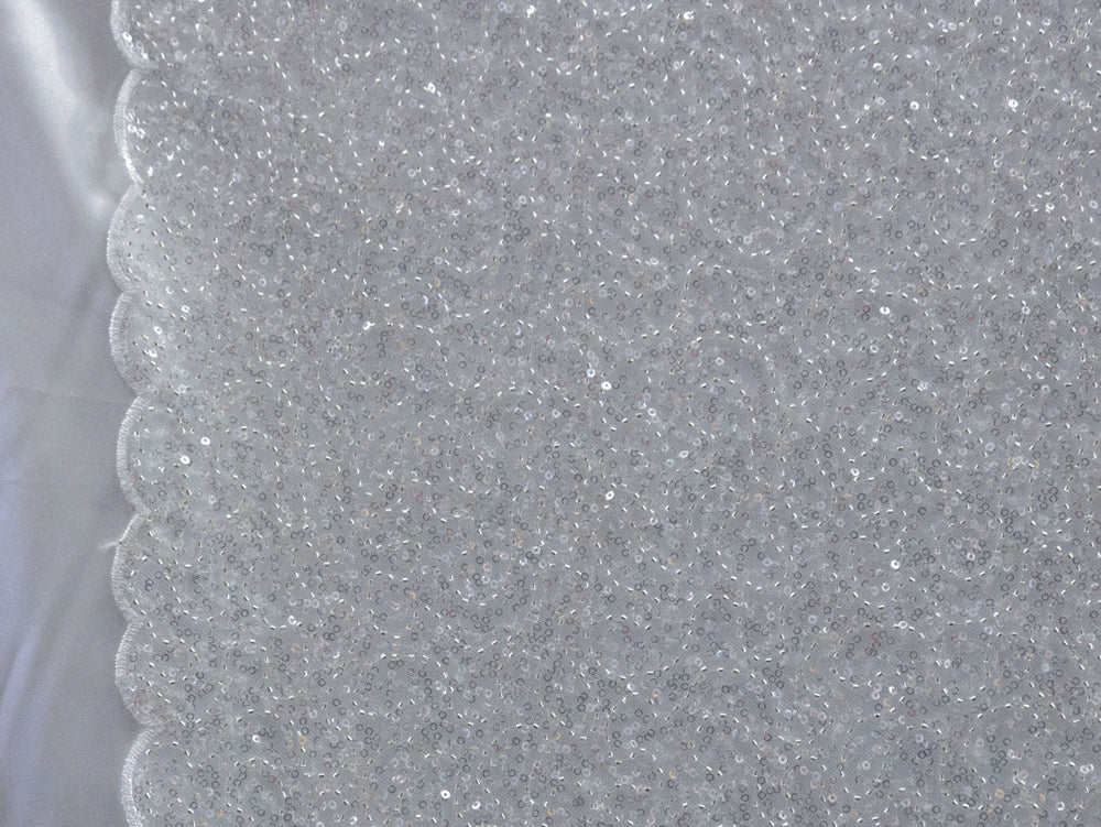 Embroidered Lace With Beads # 22BEAD02