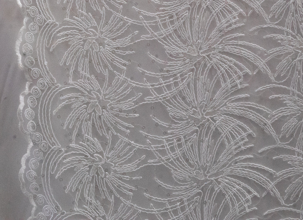 3 Colors, Universe Lace Fabric Bridal Veil Corded Flowers # Y 21-6-3