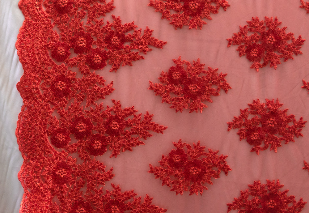 16 Colors, Embroidery Flowers # 17EMD102