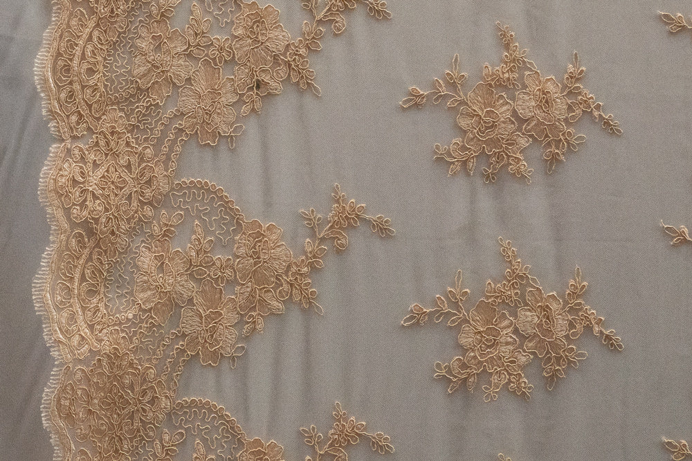 6 Colors, Embroidered Flower Lace # UN 1027