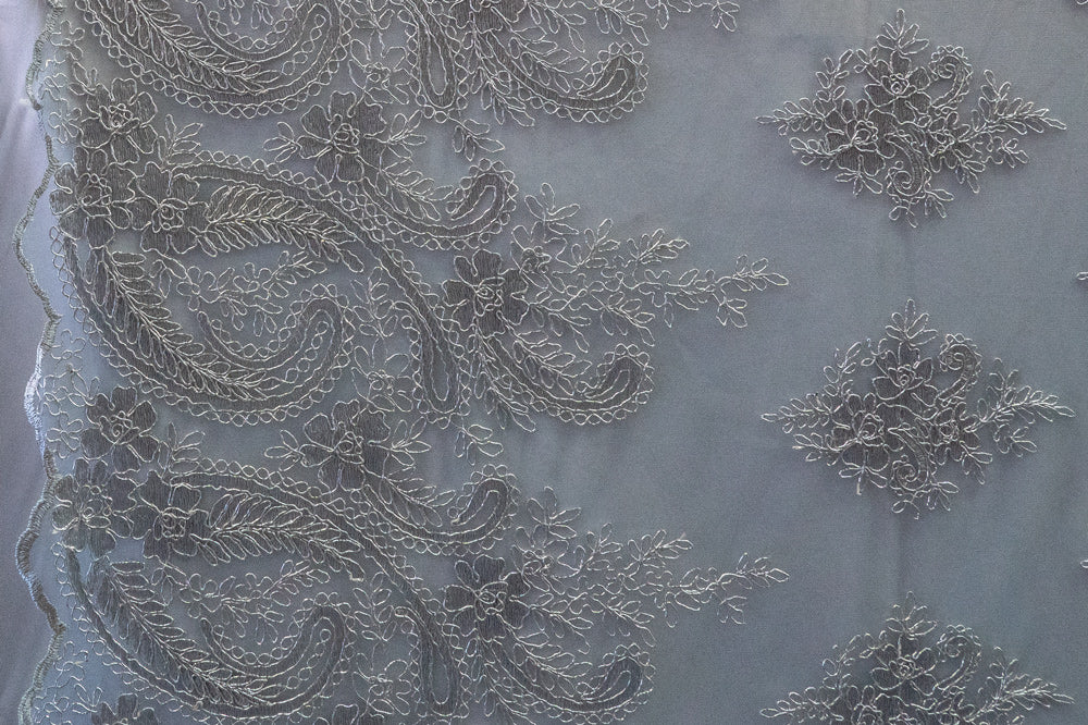 7 Colors, Embroidered Flower Lace # JH 1912-47