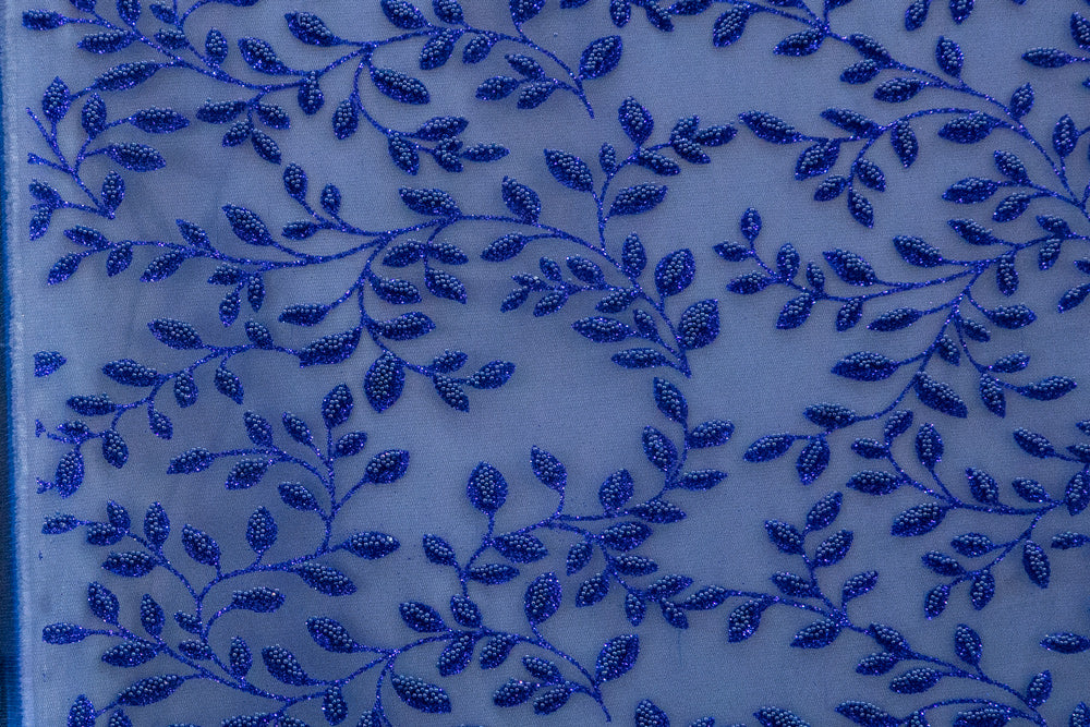 8 Colors, Embroidered Lace With Beads # MH 289