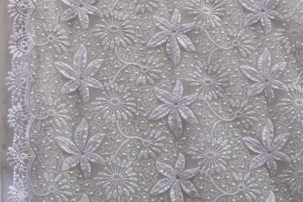 Embroidered Flower Lace # 20220629