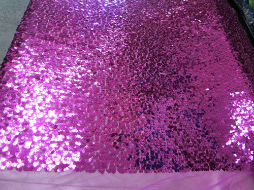 All over Teardrop Sequin Fabric # 00356
