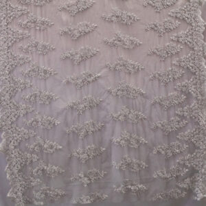 Embroidered Lace With Beads And Sequins # HT 1027