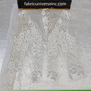 White Bridal Beaded Lace # VFC-193BP and # VFC- 195BP