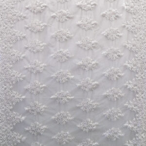 Universe Lace Fabric Bridal Veil Corded Flowers # EMBB852-1