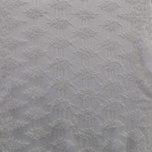 Universe Lace Fabric Bridal Veil Corded Flowers # EMBB 854