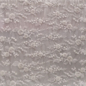 Heavy Hand Beaded Embroidered Flowers  MH 2208 #6