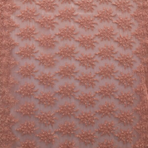5 Colors, Coral Beaded Floral Bridal Lace Flower # UNIGR-H140