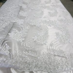 Embroidered Flowers With Hand Beaded # UNIGR-H161